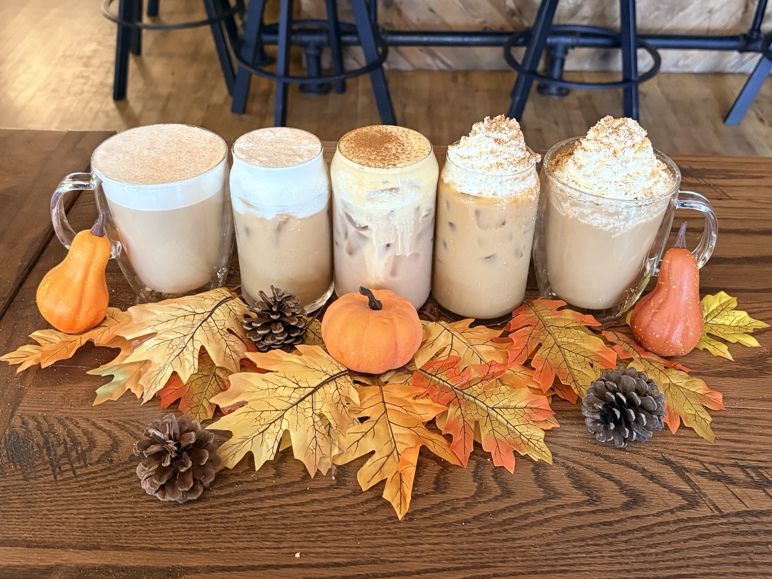 Fall seasonal drinks at Froth